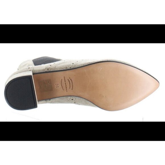 White Mountain‎ Summit Womens 6 Adella Camel Exotic Leather Chelsea Boots 36 New - Picture 4 of 4